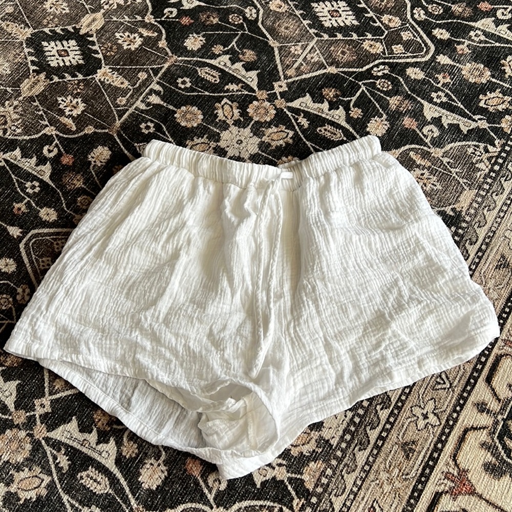 White linen shirt size small